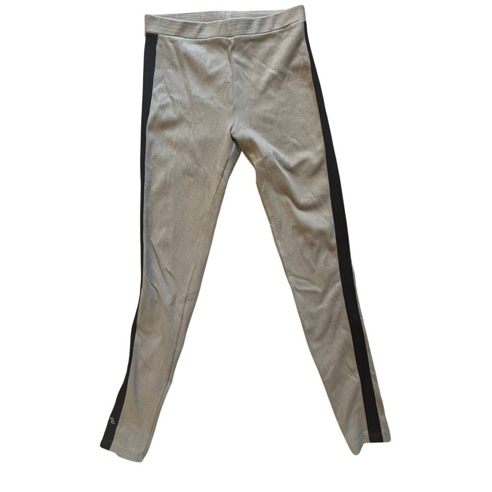 Ralph Lauren Tan Cotton Blend Side Stripe Leggings Wm Sm Esquesterian Horse